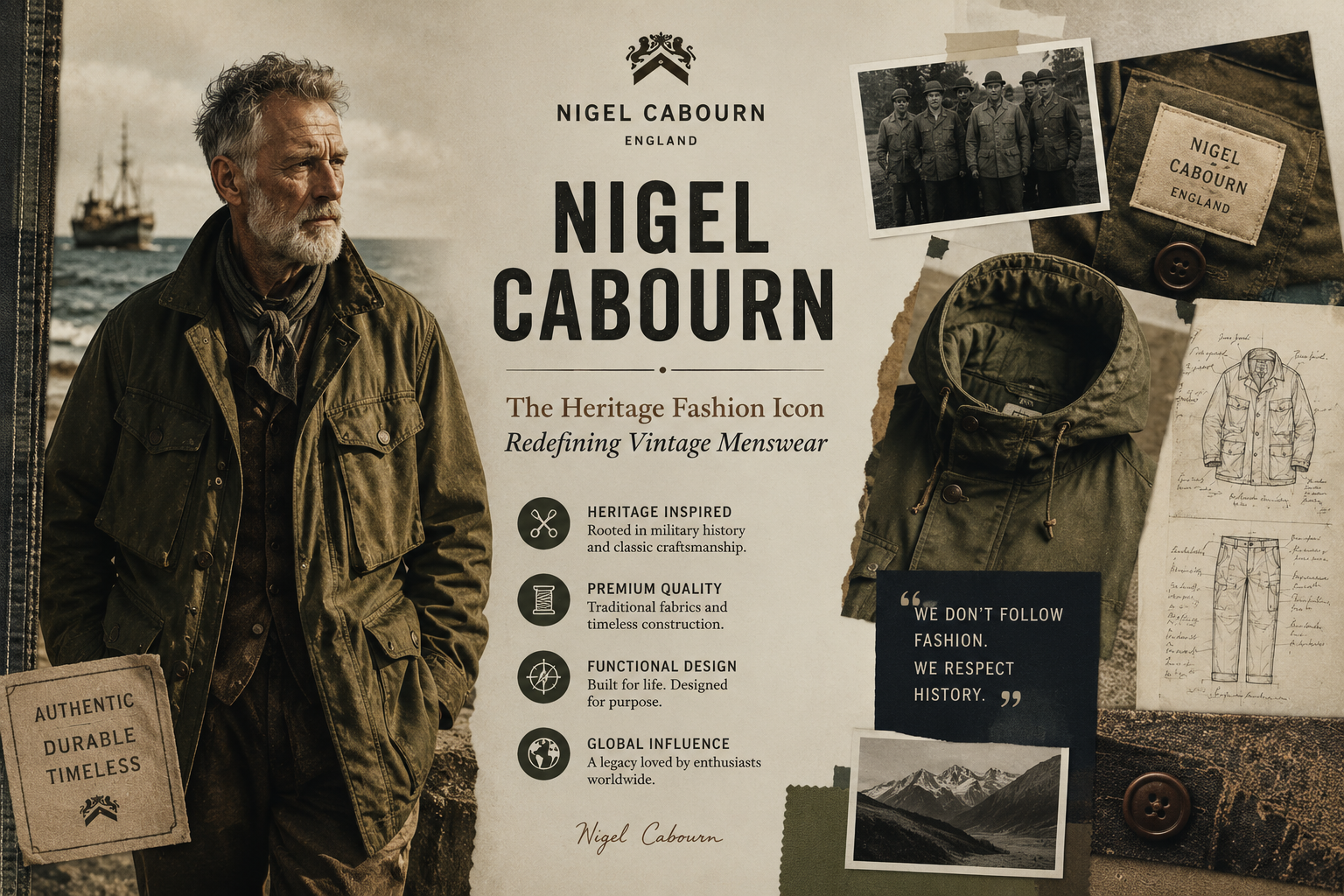 Why Fashion Enthusiasts Love Nigel Cabourn